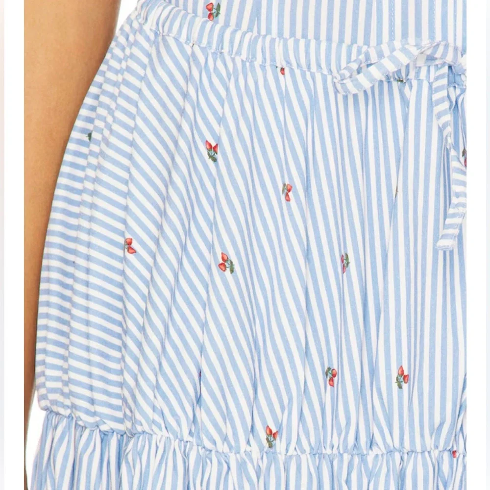Tiered Midi Skirt in Sky Multi WeWoreWhat - Picture 4 of 7